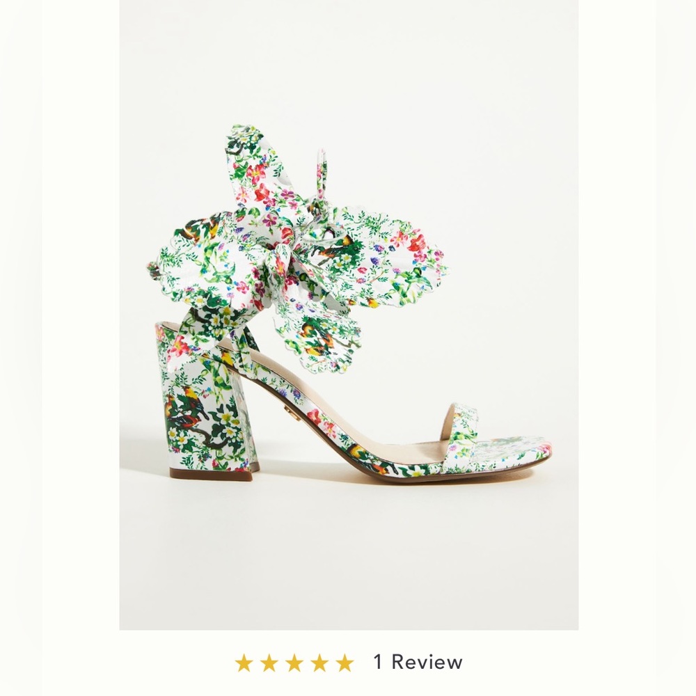Cecelia New York Sold Out Hibiscus heel. Size 8